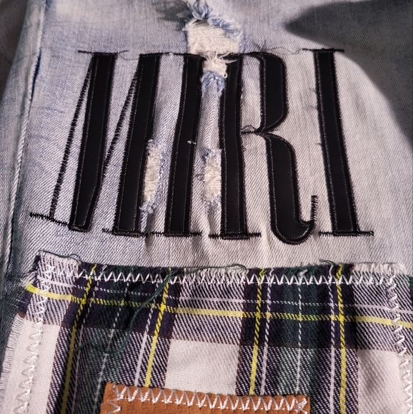 AMIRI JEANS SIZE 38 CUSTOM TAYLORED 1 of 1 PAIR - Picture 2 of 16